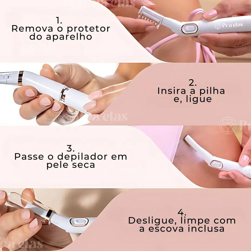 Depilador Corporal Bikini Indolor - Pra Elas