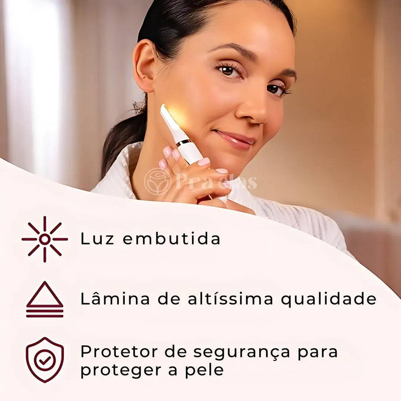 Esfoliante Facial e Removedor de Pelos - Pra Elas