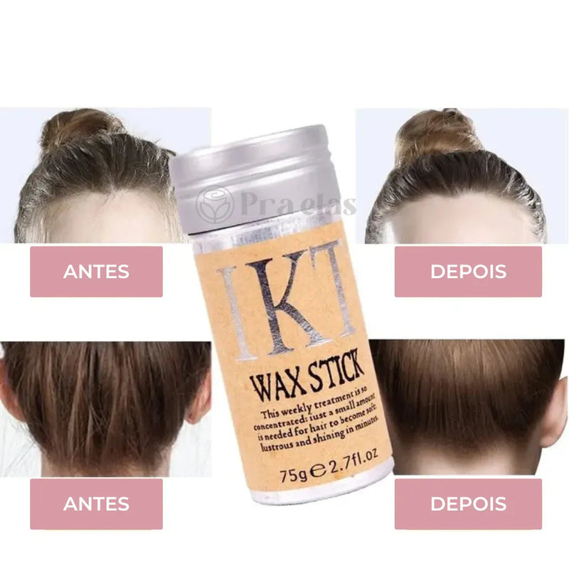 Bastão de Cera para Modelar Cabelo - Pra Elas