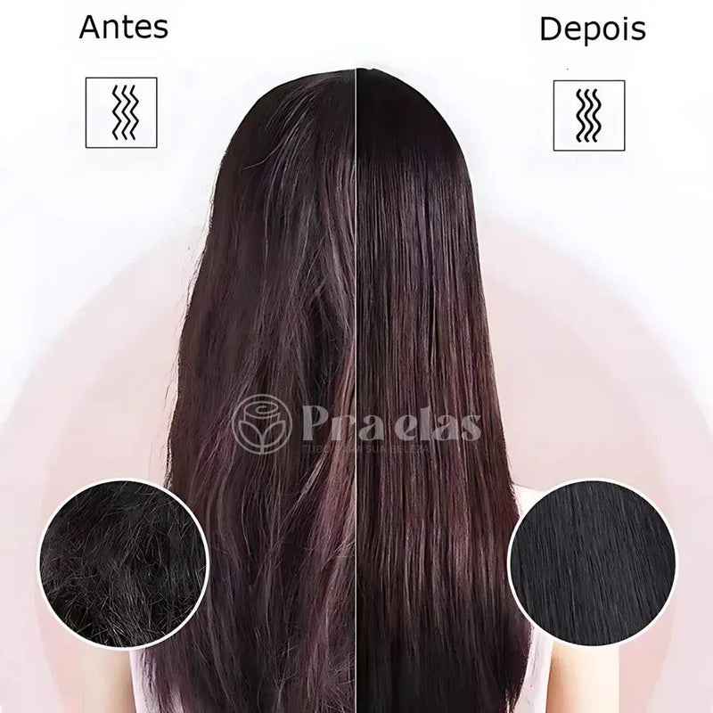 Escova Alisadora de Cabelo Bivolt - Pra Elas