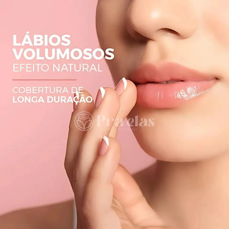 Batom Blush Matte 3 em 1 - Pra Elas