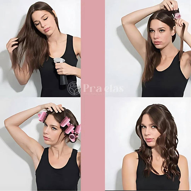 Kit 10 Bobs para Cabelo Premium - Hot Rollers - Pra Elas