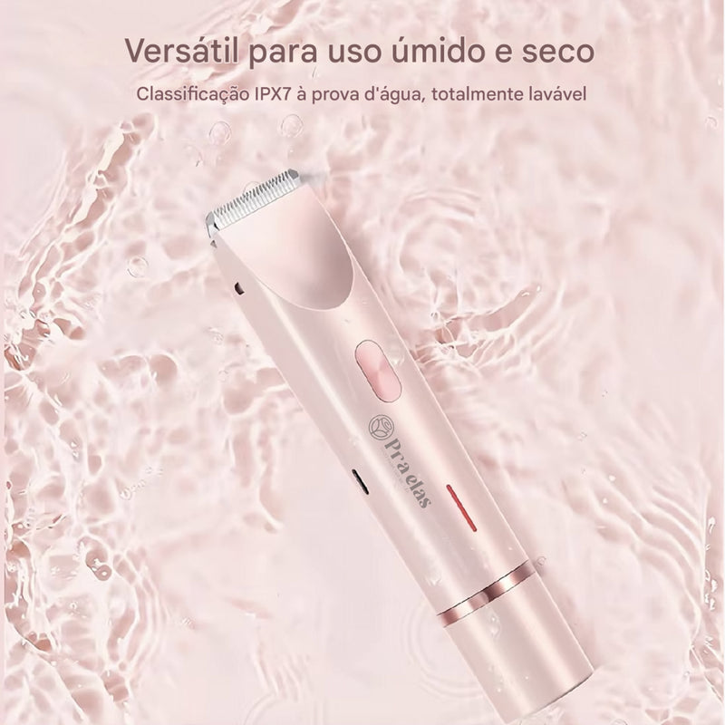 Depilador 2 em 1 (corporal e facial) à Prova D’Água