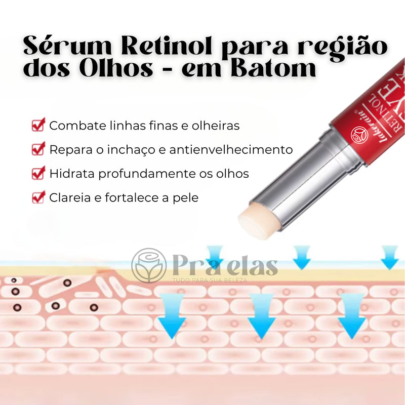 Sérum Retinol para região dos Olhos - em Batom