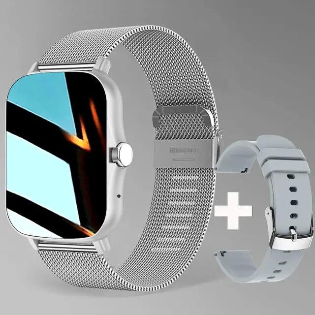 Smartwatch Prata Multifuncional Premium - Pra Elas