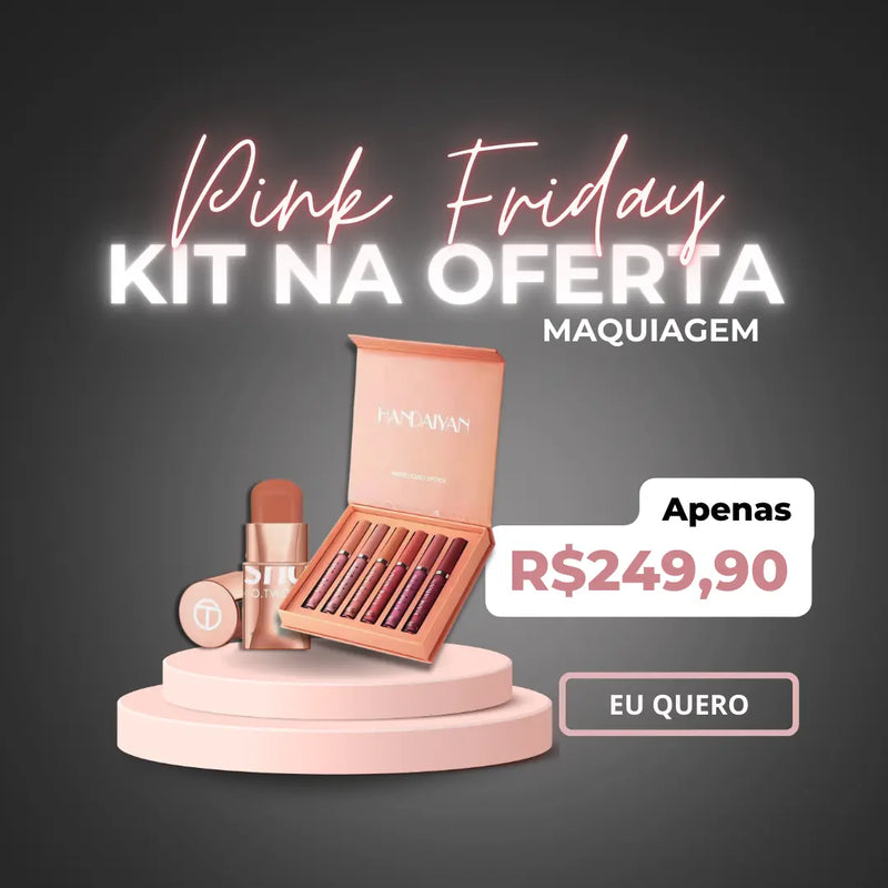 Kit Lábios Perfeitos - PINK FRIDAY